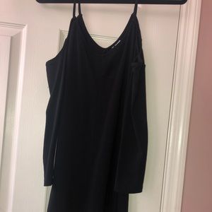 Off the shoulder body con dress